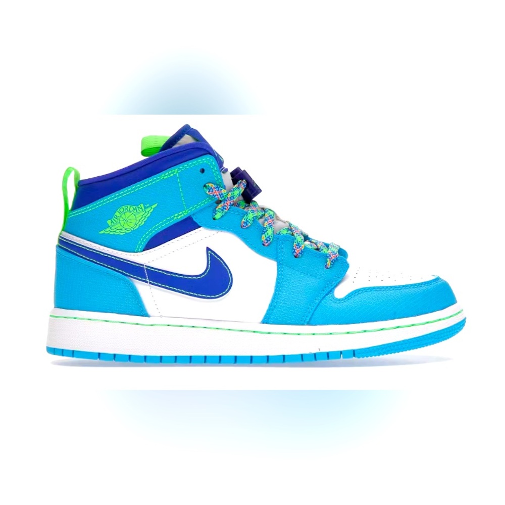 Air Jordan 1 Mid GS Sprite Blue